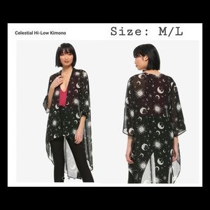 Celestial Hi-Low Kimono size: M/L